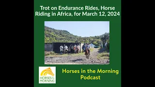 Trot on Endurance Rides, Horse Riding in Africa, for March 12, 2024 - HORSES IN THE MORNING