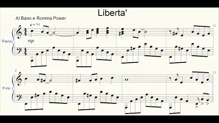 Libertà (Al Bano & Romina Power) for piano