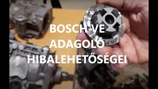 Forgóelosztós adagoló hibalehetőségei Bosch VE