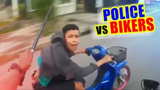 Police VS Bikers! Cops Chases Motorcycle - Best Compilation 2022