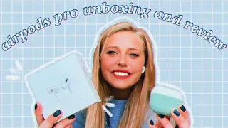 AirPods Pro aesthetic unboxing and review ☁️✨ || are they worth it in 2021 ||