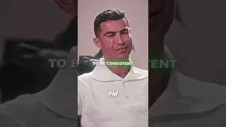 Christiano Ronaldo talks about discipline.