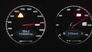 SL55 v max 0-300 acceleration 197.000km