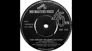 UK New Entry 1963 (141) Ken Thorne & His Orchestra - Theme From Film ''The Legion's Last Patrol''