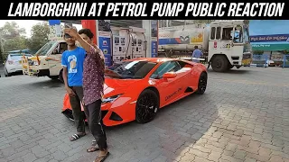 Lamborghini at Petrol Pump Public Reaction Huracan Evo & AMG G63 Evening Drive Vlog
