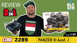 COBI 2289 Panzer III Ausf.J 💥 1:35 ▶️ REVIEW & HISTORY