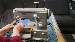 Ober Nähmaschine PFAFF 360 einfädel, Заправка швейной машины threading a sewing machine