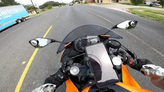 To school on the 2020 ZX6R
