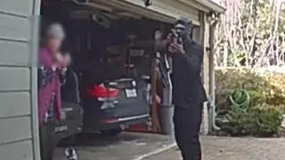 Raw video: Woman screams as she is being robbed by gunmen in W Houston