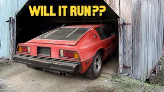 Starting my LOTUS ESPRIT barn find  for the first time