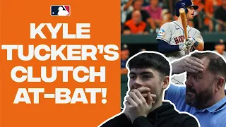 Kyle Tucker BLASTS a CLUTCH GRAND SLAM  during epic 9-pitch AB! British Father and Son Reacts!