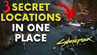 Cyberpunk 2077 - 3 Secret Locations With Loot In One Place!! (Weapons, Grenades & More!)