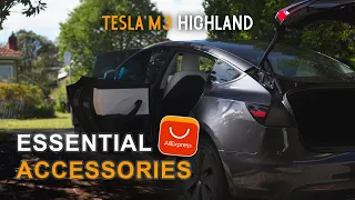 Essential Tesla Model 3 Highland Day One Accessories (AliExpress)