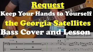 Keep Your Hands to Yourself   Bass Cover and Lesson   Request
