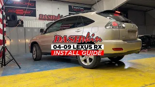 DashSkin Molded Dash Cover Installation for 2004-2009 Lexus RX330 RX350 RX400h
