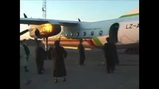 THE SIGHT & THE SOUND 2/7 : Balkan Bulgarian AN-24 LZ-ANL cockpit documentary from Istanbul to Sofia