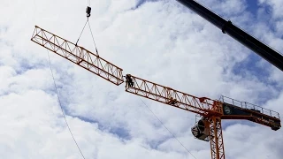 Tower Crane Assembly in North Vancouver