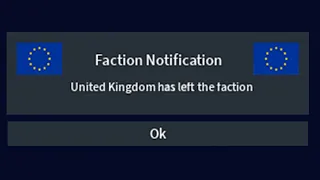Brexit portrayed by Rise of Nations