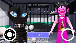 PINK MONSTER VS Wilson's PRISON (SCARY OBBY) - Full Gameplay - ROBLOX