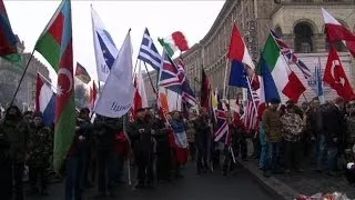 Kiev rally calls for stand against 'aggressors'