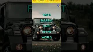 Top 5 fastest cars in the world 🌎 #shorts #qualityfacts