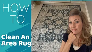 EASY STEPS How to Clean An Area Rug