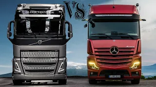 Мечта дальнобойщика:  Volvo Trucks FH 2020 vs Mercedes-Benz Actros 2020