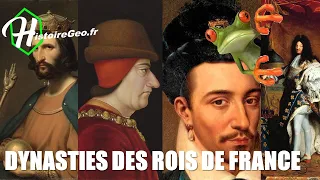 DYNASTIES DES ROIS DE FRANCE, toute l'histoire de France