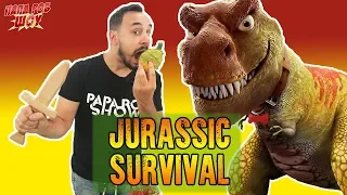 Папа Роб: обзор игры Jurassic Survival ! Часть 2 13+