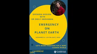 Emergency on Planet Earth Opening Ceremony with Dr Emily Grossman