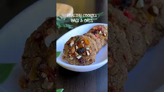 Healthy Ragi Oat Cookies / Biscuits #shorts #healthyrecipes