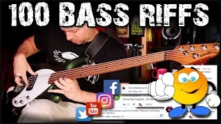 100 Bass Riffs & Solos - Suggested by you! m/ (PART THREE)