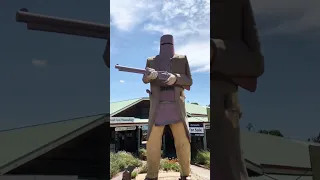 The Famous Outlaw Ned Kelly Statue from 1885 #shorts