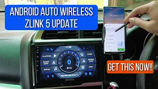 Wireless Android Auto Demo | All Android Car Systems | ZLINK App Update | TravelTECH #shorts