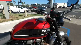 2019 Triumph Speed Twin 1200 / Walk Around / Start Up / Sound Clip