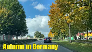 Germany’s Autumn Vibes: Driving Through Town & Villages || iPhone, 4K, Uncut Video (No Voice)