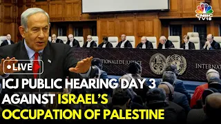 ICJ Hearing LIVE: Israel’s Illegal Occupation of Palestine Territories | Israel-Hamas War | IN18L