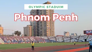 [4K] Cambodia Phnom Penh City Olympic Stadium Football & Soccer 2024 New Update Now Cambodia