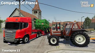 My All New John Deere S680i Harvester, New Field Creation│Campaign Of France│FS 19│Timelapse#13