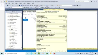 SQL Server Operators: Table Scan | Clustered index scan and seek | RID Lookup | Key Lookup