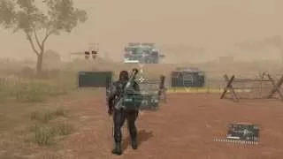 Metal Gear Solid V - Mission 16 Traitor's Caravan: The Skulls Bossfight (Quiet Snipe Major Damage)