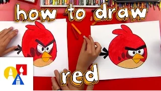 How To Draw Red From Angry Birds