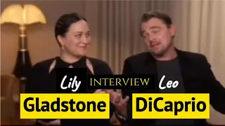 LEONARDO DiCAPRIO & LILY GLADSTONE interview about Killers of the Flower Moon - Oscars nominations ?