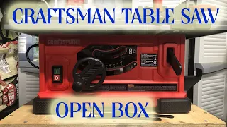 Craftsman Table Saw 13:0 AMP OPEN BOX!