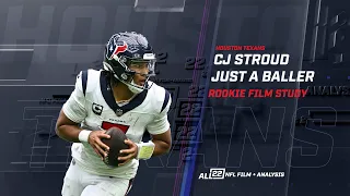 CJ STROUD - "JUST A BALLER" - WK 2 ROOKIE FILM STUDY #texans #houstontexans #houston