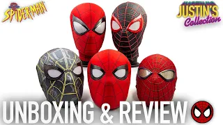 Spider-Man No Way Home, Amazing Spider-Man & PS4 Wearable Masks Review - Life Size Prop Replica