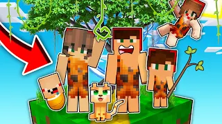 NASZA RODZINA ZOSTAJE JASKINIOWCAMI W MINECRAFT?! GPLAY & LUMI