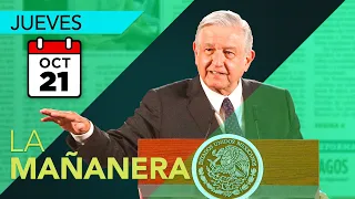 La conferencia de AMLO 21 de octubre | En vivo