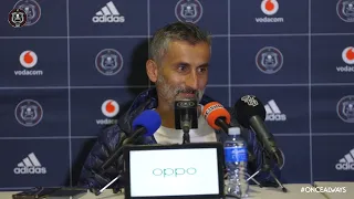 Orlando Pirates | 2023/24 DStvPrem | vs Lamontville Golden Arrows | Post Match Press Conference