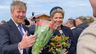 Máxima and Willem-Alexander: packed schedule with tulips, space and the beach